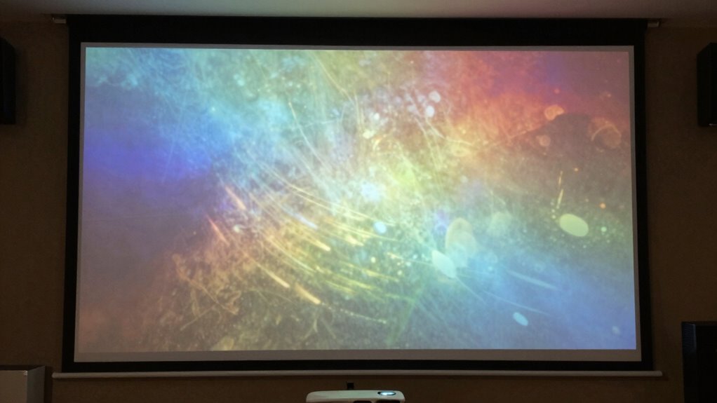 optimize projector image quality