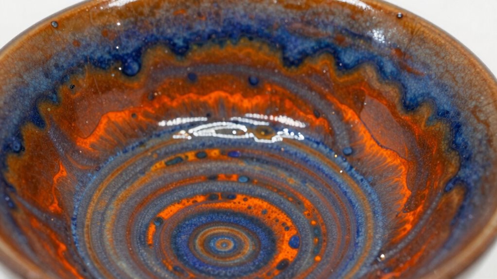 oxygen atmosphere glaze colors