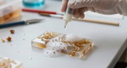 post print resin cleanup