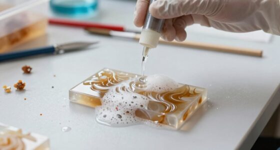 post print resin cleanup