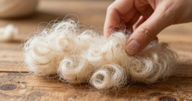 prepare fiber for spinning