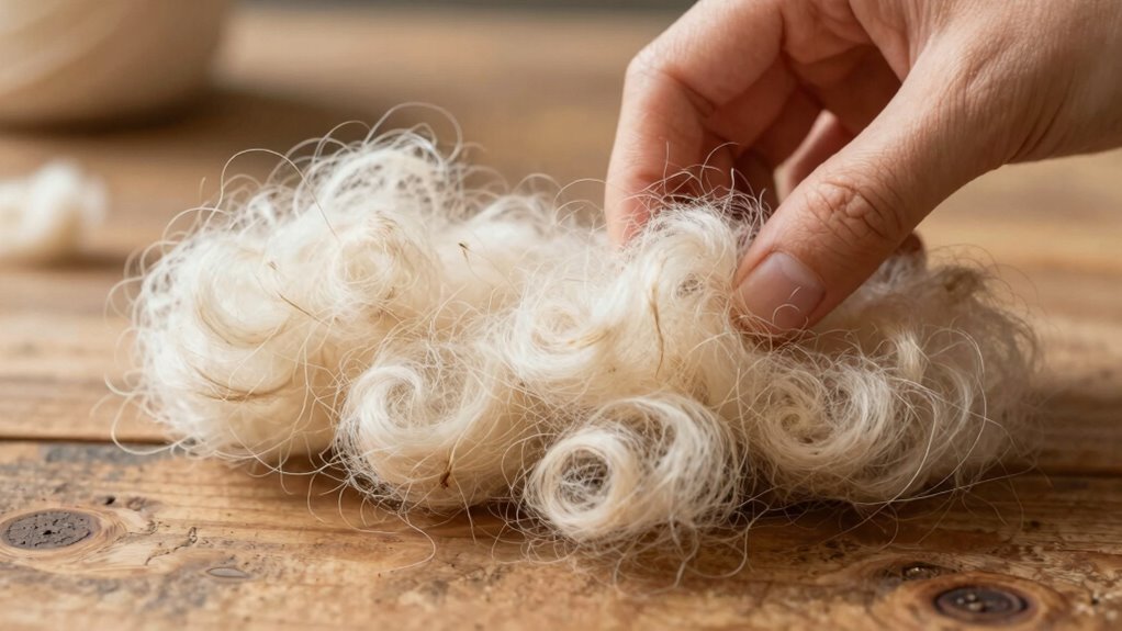 prepare fiber for spinning