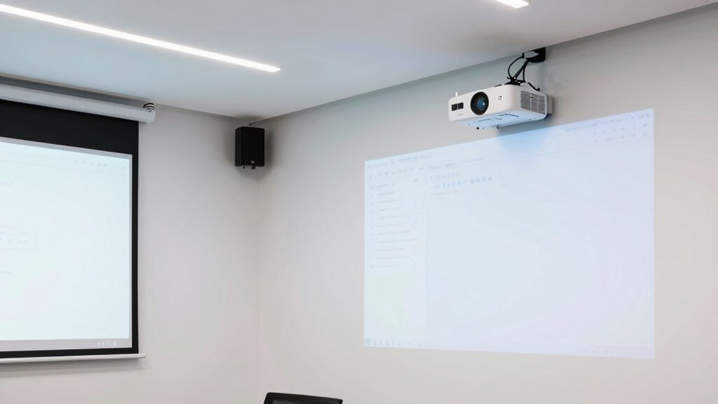 projector installation and access