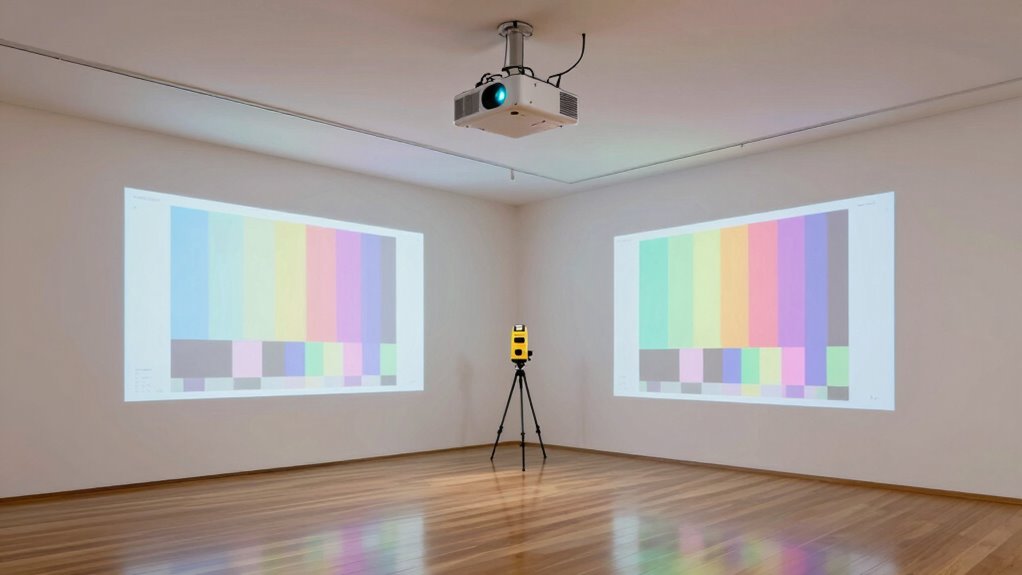 projector setup and calibration