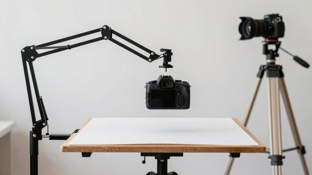 proper lighting and background