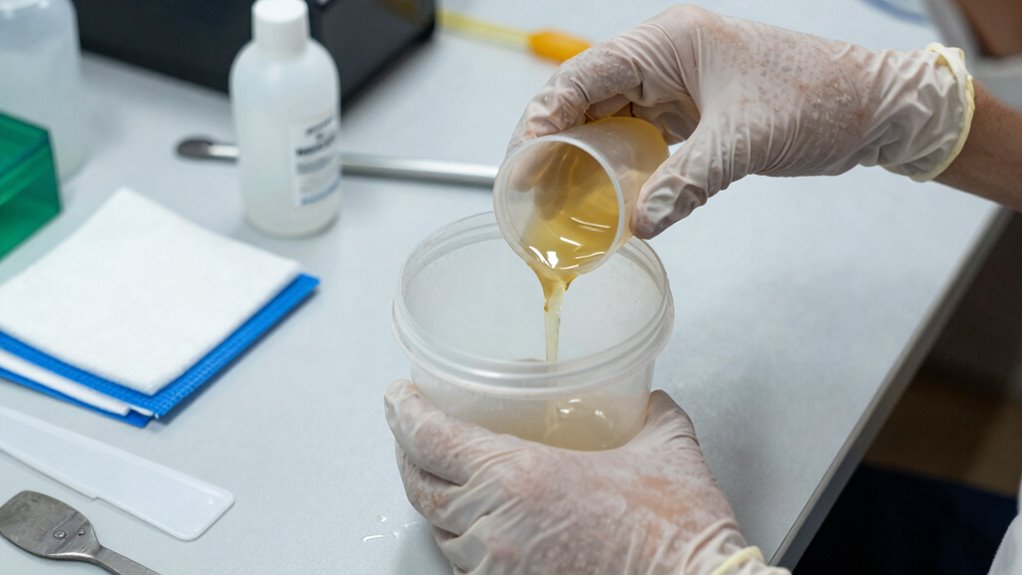 proper resin disposal techniques