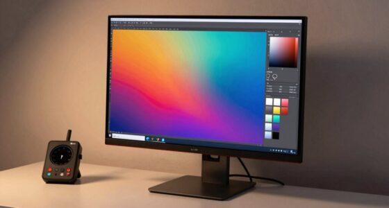 quick monitor calibration routine