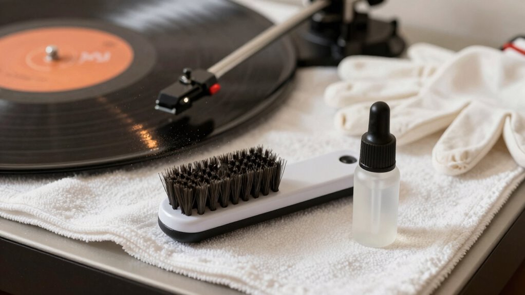 record cleaning essentials and supplies
