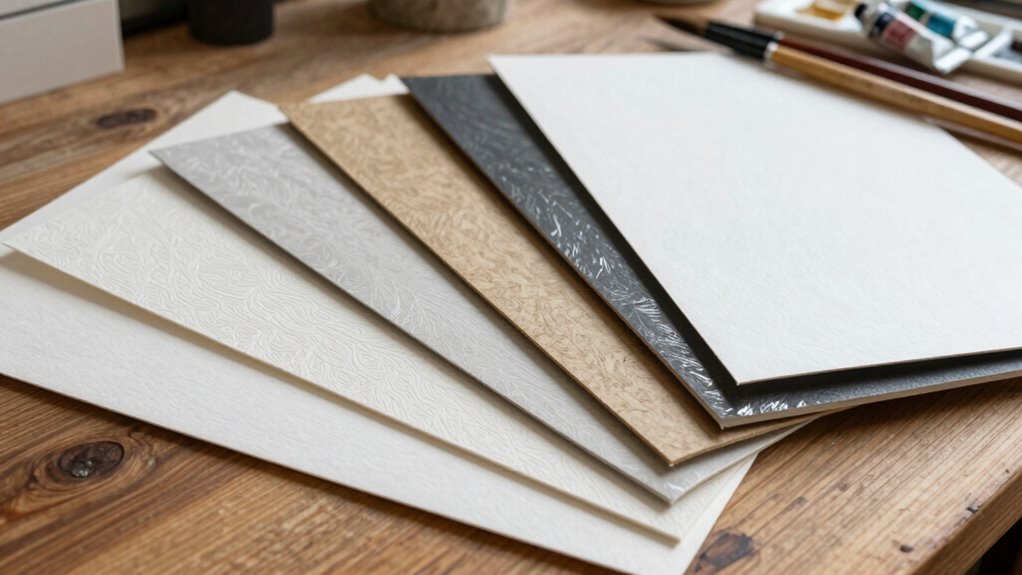 selecting art paper types