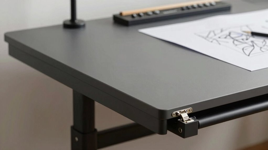 stable ergonomic table setup