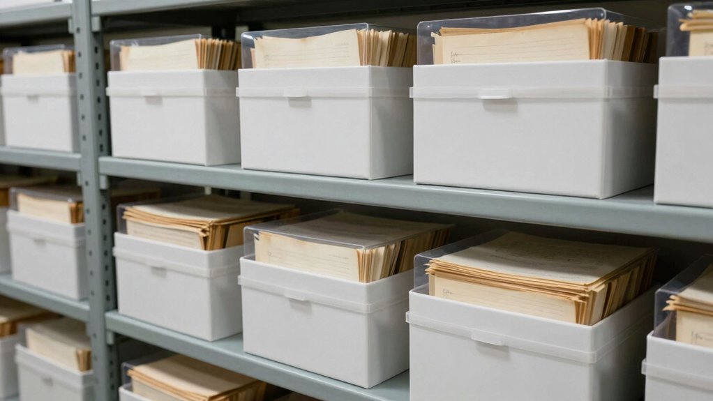 use acid free archival storage