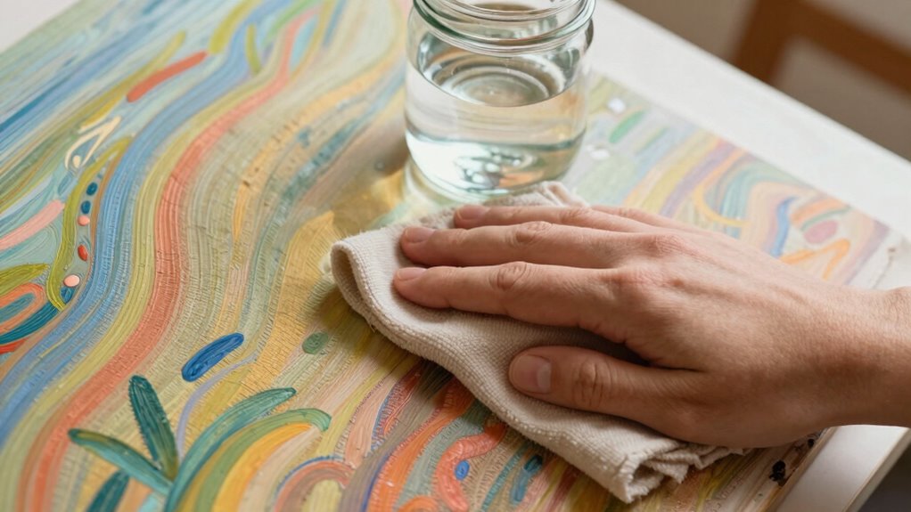 use cold water for cleaning