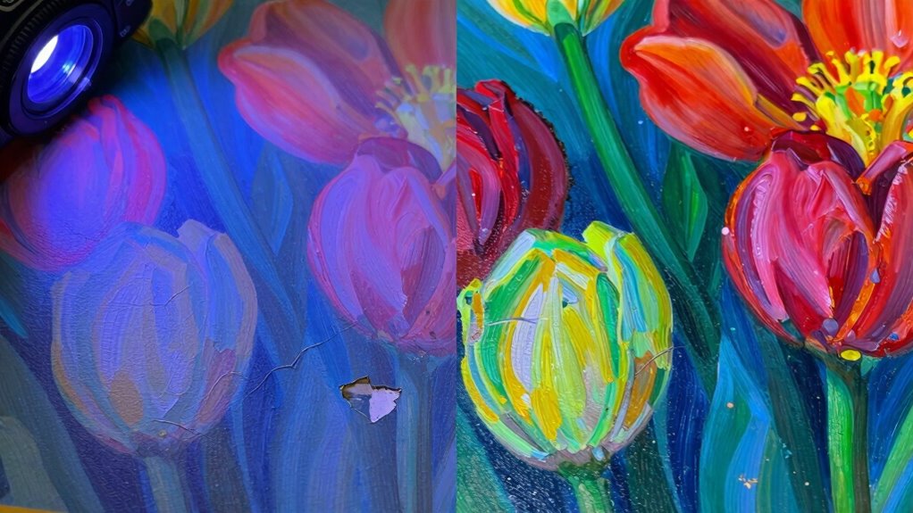 uv rays cause pigment fading