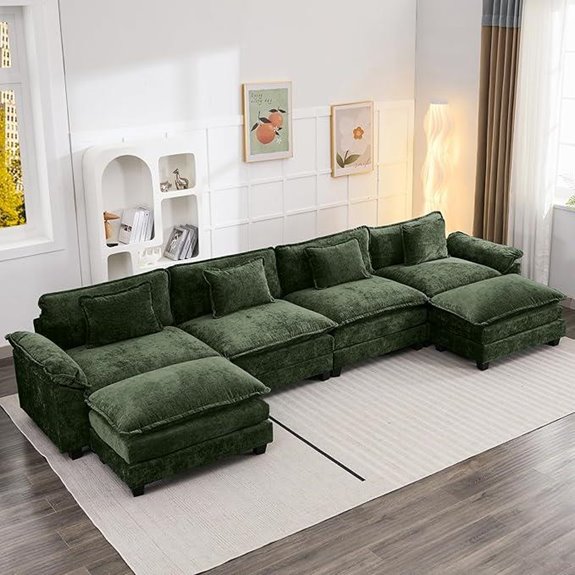 modular sofa with ottoman