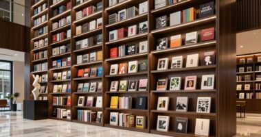 premium bookshelves for art