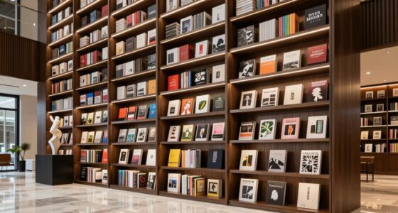 premium bookshelves for art