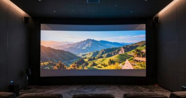 top 4k projector screens