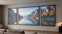 top acoustic transparent screens