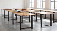 top adjustable studio work tables