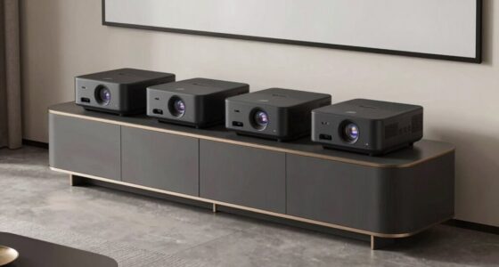 top console style projectors