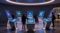 top exhibition touch kiosks