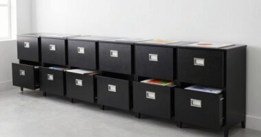top flat art storage
