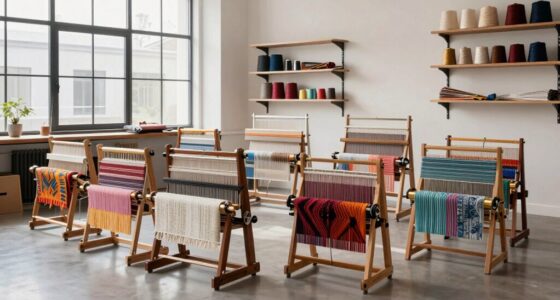 top floor weaving looms
