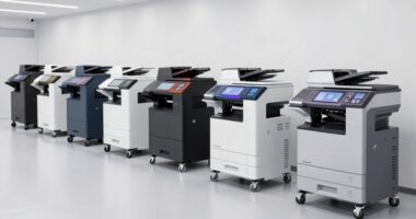 top heavy duty printer carts