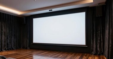 top motorized projector screens