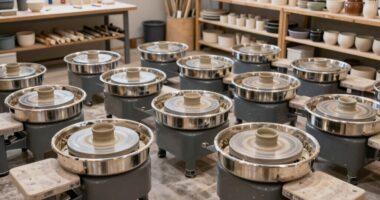 top studio pottery wheels