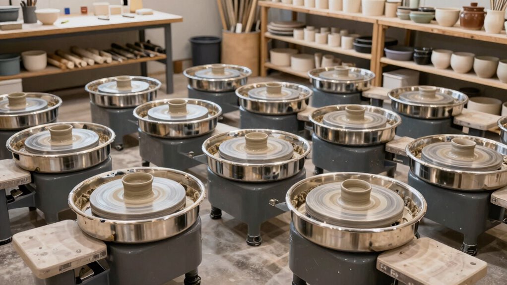 top studio pottery wheels