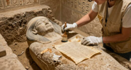Archaeologists Discover Ancient Egyptian Mummy Buried with Pages from Homer’s Iliad: When Literature Guided Souls Through the Afterlife