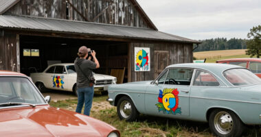At Upstate Art Weekend, Cars and Barns Are Galleries
