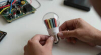 Banned Book Library in a Wi-Fi Smart Light Bulb