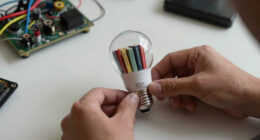 Banned Book Library in a Wi-Fi Smart Light Bulb
