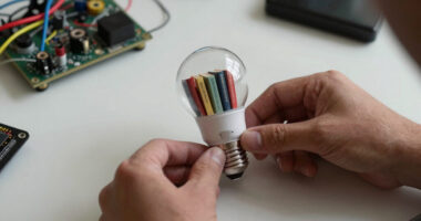 Banned Book Library in a Wi-Fi Smart Light Bulb