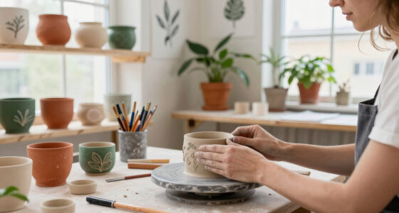 Ceramics spotlighting the "secret history of plants" among work at New Designers 2026