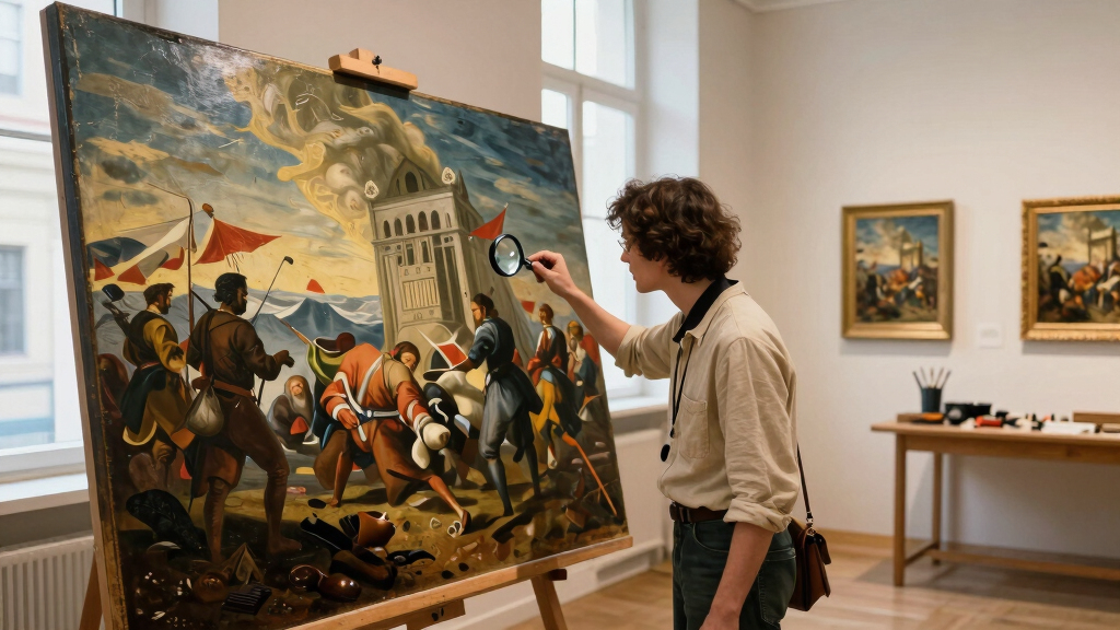 Delacroix's Entry of the Crusaders into Constantinople Restored