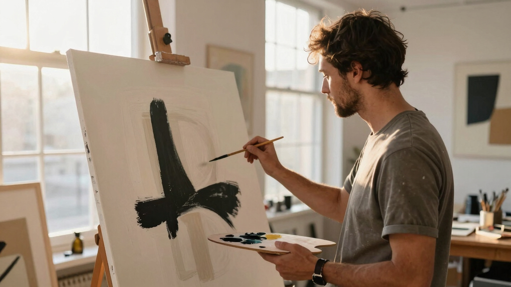 Guggi’s Journey From Rowdy Punk Rocker to Minimalist Abstract Artist