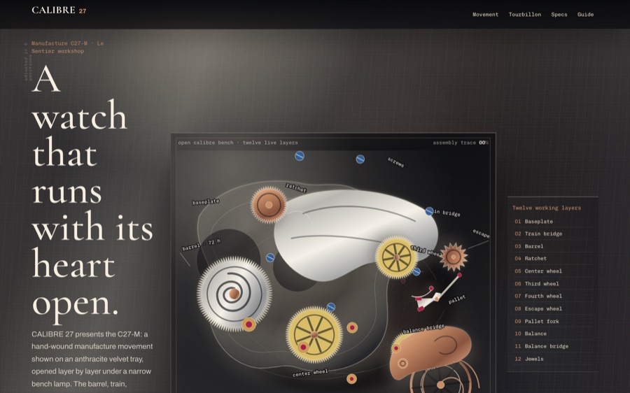 CALIBRE 27 — Haute Horlogerie Manufacture