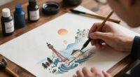 Korea’s Coastal Folklore Surfaces in Jeongmin Lee’s Ink Illustrations