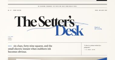 The Setter's Desk — A Cryptic Crossword Atelier — Integrated Visual Mechanics (FABLE/175, room 75)