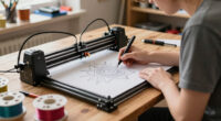 Making Holograms With A Pen Plotter