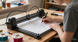 Making Holograms With A Pen Plotter