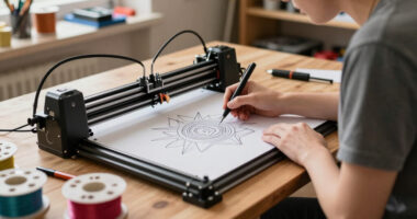 Making Holograms With A Pen Plotter