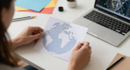 Turn Satellite Imagery Into A Paper Globe You Fold Yourself