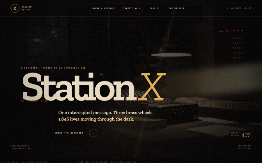 Station X — The Night Convoy — Material-Driven Motion (FABLE/175, room 110)