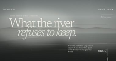 Thames Mudlark — The River Gives Up Its Past — Tide-Responsive Interaction (FABLE/175, room 83)