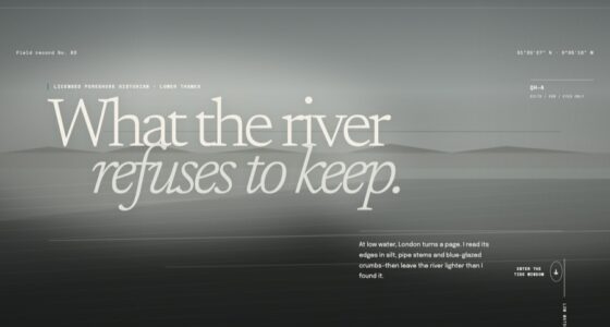 Thames Mudlark — The River Gives Up Its Past — Tide-Responsive Interaction (FABLE/175, room 83)