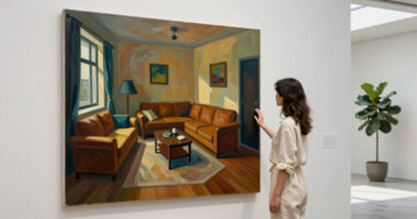 Ann Toebbe’s Skewed Paintings Transform Architectural Spaces Into Cherished Places